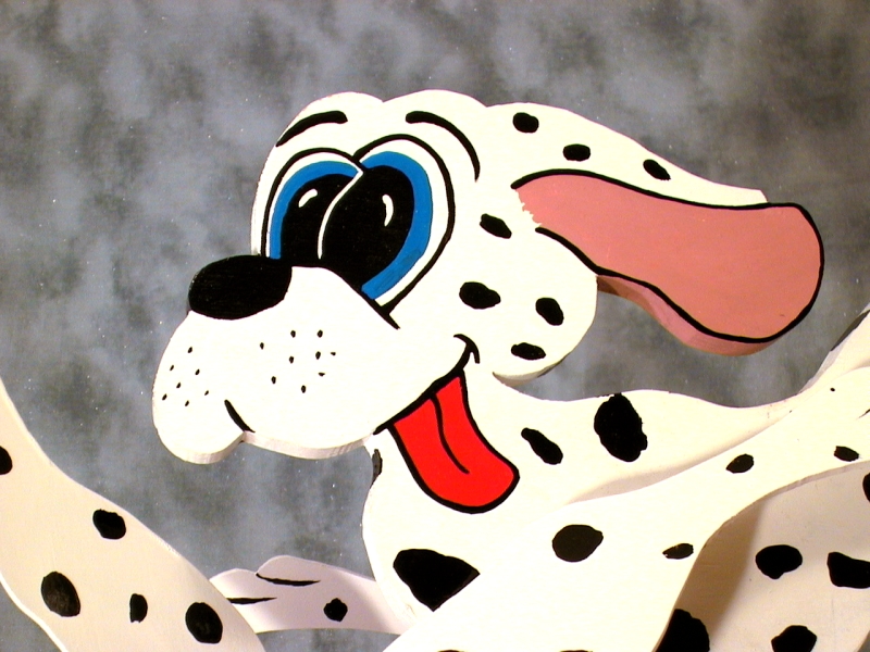 Dog Dalmatian Wind Toy Garden Art